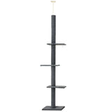 Darrahopens Pet Care > Cat Supplies i.Pet Cat Tree Scratching Post Tower Scratcher Floor to Ceiling Cats Bed 290cm