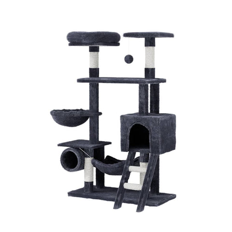 Darrahopens Pet Care > Cat Supplies i.Pet Cat Tree Scratching Post Tower Scratcher Wood Condo Toys House Bed 144cm