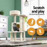 darrahopens Pet Care > Cat Supplies i.Pet Cat Tree Tower Scratching Post Scratcher Wood Condo House Bed Trees 90cm