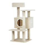 darrahopens Pet Care > Cat Supplies i.Pet Cat Tree Tower Scratching Post Scratcher Wood Condo House Bed Trees 90cm