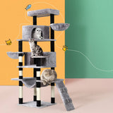 darrahopens Pet Care > Cat Supplies i.Pet Cat Tree Tower Scratching Post Scratcher Wood Condo House Play Bed 161cm