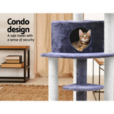 darrahopens Pet Care > Cat Supplies i.Pet Cat Tree Trees Scratching Post Scratcher Tower Condo House Grey 126cm