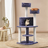 darrahopens Pet Care > Cat Supplies i.Pet Cat Tree Trees Scratching Post Scratcher Tower Condo House Grey 126cm