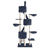 darrahopens Pet Care > Cat Supplies i.Pet Cat Tree Trees Scratching Post Scratcher Tower Condo House Grey 244cm