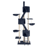 darrahopens Pet Care > Cat Supplies i.Pet Cat Tree Trees Scratching Post Scratcher Tower Condo House Grey 244cm