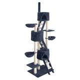 darrahopens Pet Care > Cat Supplies i.Pet Cat Tree Trees Scratching Post Scratcher Tower Condo House Grey 244cm