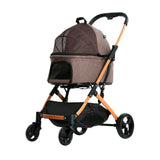 Darrahopens Pet Care > Cat Supplies i.Pet Pet Stroller Dog Pram Large Cat Carrier Travel Pushchair Foldable 4 Wheels