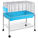 darrahopens Pet Care > Cat Supplies i.Pet Rabbit Cage Hutch Cages Indoor Hamster Enclosure Carrier Bunny Blue