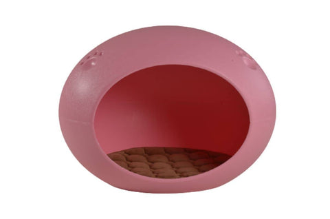 Darrahopens Pet Care > Cat Supplies Medium Cave Cat Kitten Box Igloo Cat Bed House Dog Puppy House Pink
