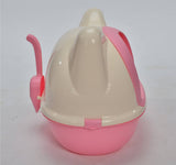 Darrahopens Pet Care > Cat Supplies Medium Hooded Cat Toilet Litter Box Tray House With Scoop Pink