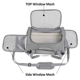 Darrahopens Pet Care > Cat Supplies Pet Carrier Bag Travel Bag for Cats and Small Dogs Cozy Bed, Shoulder Strap