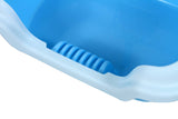 Darrahopens Pet Care > Cat Supplies Small Portable Cat Kitten Rabbit Toilet Litter Box Tray with Scoop Green