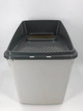Darrahopens Pet Care > Cat Supplies XL Top Entry Cat Litter Box No Mess Large Enclosed Covered Kitty Tray
