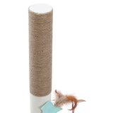 Darrahopens Pet Care > Cat Supplies YES4PETS 89 cm Cat Kitten Single Scratching Post with Toy