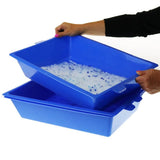 Darrahopens Pet Care > Cat Supplies YES4PETS Lift and Sift Self Cleaning Kitty Litter Trays Cat Litter Tray Toilet Sifting Slotted Trays