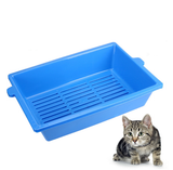 Darrahopens Pet Care > Cat Supplies YES4PETS Lift and Sift Self Cleaning Kitty Litter Trays Cat Litter Tray Toilet Sifting Slotted Trays