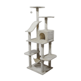 darrahopens Pet Care > Cleaning & Maintenance 171cm Cat Tree Trees Scratching Post Scratcher Tower Condo House - Beige