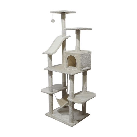 darrahopens Pet Care > Cleaning & Maintenance 171cm Cat Tree Trees Scratching Post Scratcher Tower Condo House - Beige