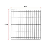 darrahopens Pet Care > Cleaning & Maintenance 24" 8 Panel Pet Dog Playpen Puppy Exercise Cage Enclosure Fence Play Pen