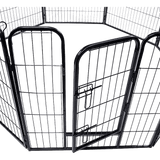 darrahopens Pet Care > Cleaning & Maintenance 8 Panel Heavy Duty Pet Dog Playpen Puppy Exercise Fence Enclosure Cage