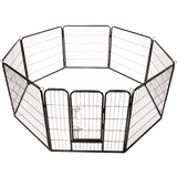 darrahopens Pet Care > Cleaning & Maintenance 8 Panel Heavy Duty Pet Dog Playpen Puppy Exercise Fence Enclosure Cage