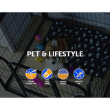 darrahopens Pet Care > Cleaning & Maintenance 8 Panel Heavy Duty Pet Dog Playpen Puppy Exercise Fence Enclosure Cage