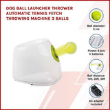 darrahopens Pet Care > Cleaning & Maintenance Dog Ball Launcher Thrower Automatic Tennis Fetch Throwing Machine 3 Balls