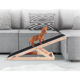 darrahopens Pet Care > Cleaning & Maintenance Dog Ramp Pet Ramp Adjustable Heights Portable