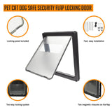 darrahopens Pet Care > Cleaning & Maintenance Pet Cat Dog Safe Security Flap Locking Door