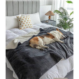 Darrahopens Pet Care > Cleaning & Maintenance Premium Waterproof Reversible Pet Dog Blanket Bed Protects Couch Bed from Spills