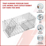 darrahopens Pet Care > Cleaning & Maintenance Trap Humane Possum Cage Live Animal Safe Catch Rabbit Cat Hare Fox Bird