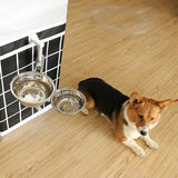 Darrahopens Pet Care > Cleaning & Maintenance Wall Mounted Dog Bowl Adjustable Height Pet Feeder