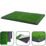 Darrahopens Pet Care > Cleaning & Maintenance XL Indoor Dog Puppy Toilet Grass Training Mat Loo Pad Potty W 2 Grass