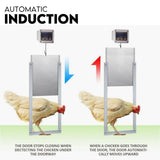 Darrahopens Pet Care > Coops & Hutches Chicken Coop Door with Digital LCD Screen to manage Timer and Sensor