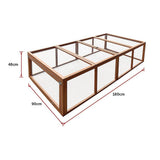 Darrahopens Pet Care > Coops & Hutches Chicken coop LARGE Run Guinea Pig Cage Villa Extension Rabbit hutch house pen