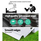 darrahopens Pet Care > Coops & Hutches Giantz Auto Chicken Feeder Automatic Chook Poultry Treadle Self Opening Coop