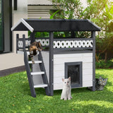 Darrahopens Pet Care > Coops & Hutches i.Pet Cat House Shelter Rabbit Hutch Outdoor Wooden Small Dog Pet Houses Kennel