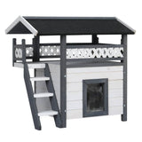 Darrahopens Pet Care > Coops & Hutches i.Pet Cat House Shelter Rabbit Hutch Outdoor Wooden Small Dog Pet Houses Kennel