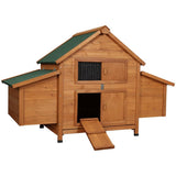 Darrahopens Pet Care > Coops & Hutches i.Pet Chicken Coop Large Rabbit Hutch House Run Cage Wooden Outdoor Pet Hutch