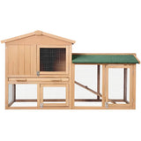 darrahopens Pet Care > Coops & Hutches i.Pet Chicken Coop Rabbit Hutch 138cm Wide Wooden Pet Hutch