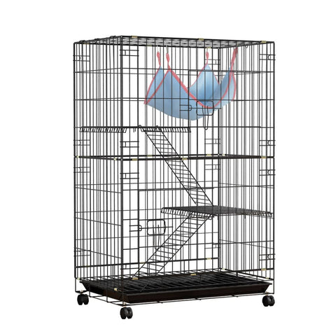 Darrahopens Pet Care > Coops & Hutches i.Pet Rabbit Cage Indoor Hutch Guinea Pig Bunny Ferret Hamster Pet Cage Outdoor