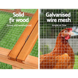 darrahopens Pet Care > Coops & Hutches i.Pet Rabbit Hutch Chicken Coop
