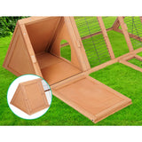 darrahopens Pet Care > Coops & Hutches i.Pet Rabbit Hutch Wooden Chicken Coop Pet Hutch 119cm x 51cm x 44cm