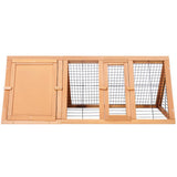 darrahopens Pet Care > Coops & Hutches i.Pet Rabbit Hutch Wooden Chicken Coop Pet Hutch 119cm x 51cm x 44cm