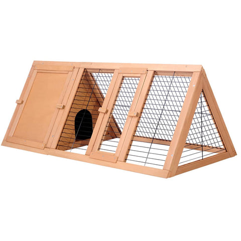 darrahopens Pet Care > Coops & Hutches i.Pet Rabbit Hutch Wooden Chicken Coop Pet Hutch 119cm x 51cm x 44cm