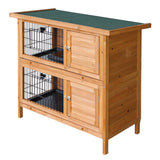 darrahopens Pet Care > Coops & Hutches i.Pet Rabbit Hutch Wooden Chicken Coop Pet Hutch 82cm x 91.5cm x 45cm