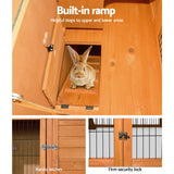 darrahopens Pet Care > Coops & Hutches i.Pet Rabbit Hutch Wooden Pet Chicken Coop 100cm Tall