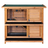 Darrahopens Pet Care > Coops & Hutches Large Rabbit Hutch with BASE Chicken Coop 2 Storey Guinea Pig Pet Cage House