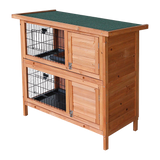 Darrahopens Pet Care > Coops & Hutches Large Rabbit Hutch with BASE Chicken Coop 2 Storey Guinea Pig Pet Cage House