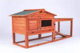 Darrahopens Pet Care > Coops & Hutches Rabbit Hutch Metal Run Wooden Cage Guinea Pig Cage House